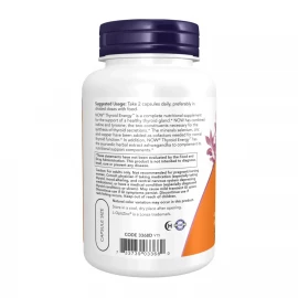 Комплекс для підтримки щитовидної залози Now Foods Thyroid Energy - 90 vcaps