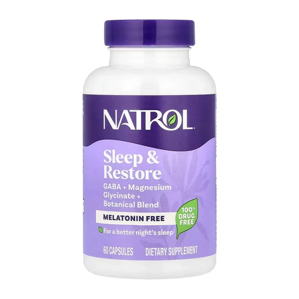 Комплекс для сну Natrol Sleep & Restore Melatonin Free - 60 caps