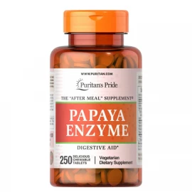 Комплекс ферментов Puritans Pride Papaya Enzyme - 250 tablets