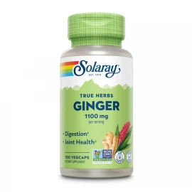Корень имбиря Solaray Ginger Root 1100 mg (2 serv. of 550 mg) - 100 vcaps