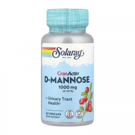 КренАктін з D-Манозою Solaray CranActin D-Mannose 1000 mg - 60 vcaps