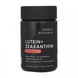 Лютеїн та Зеаксантин Sport Research Lutein + Zeaxanthin 20 mg - 120 veggie softgels