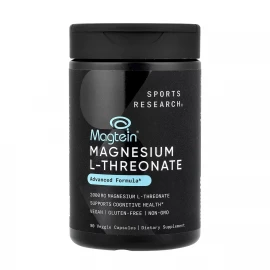 Магній L-треонат Sport Research Magnesium L-Threonate 2000 mg - 90 veggie capsules