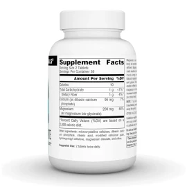 Магній Бісгліцинат Source Naturals Magnesium Bis-Glycinate - 60 tabs