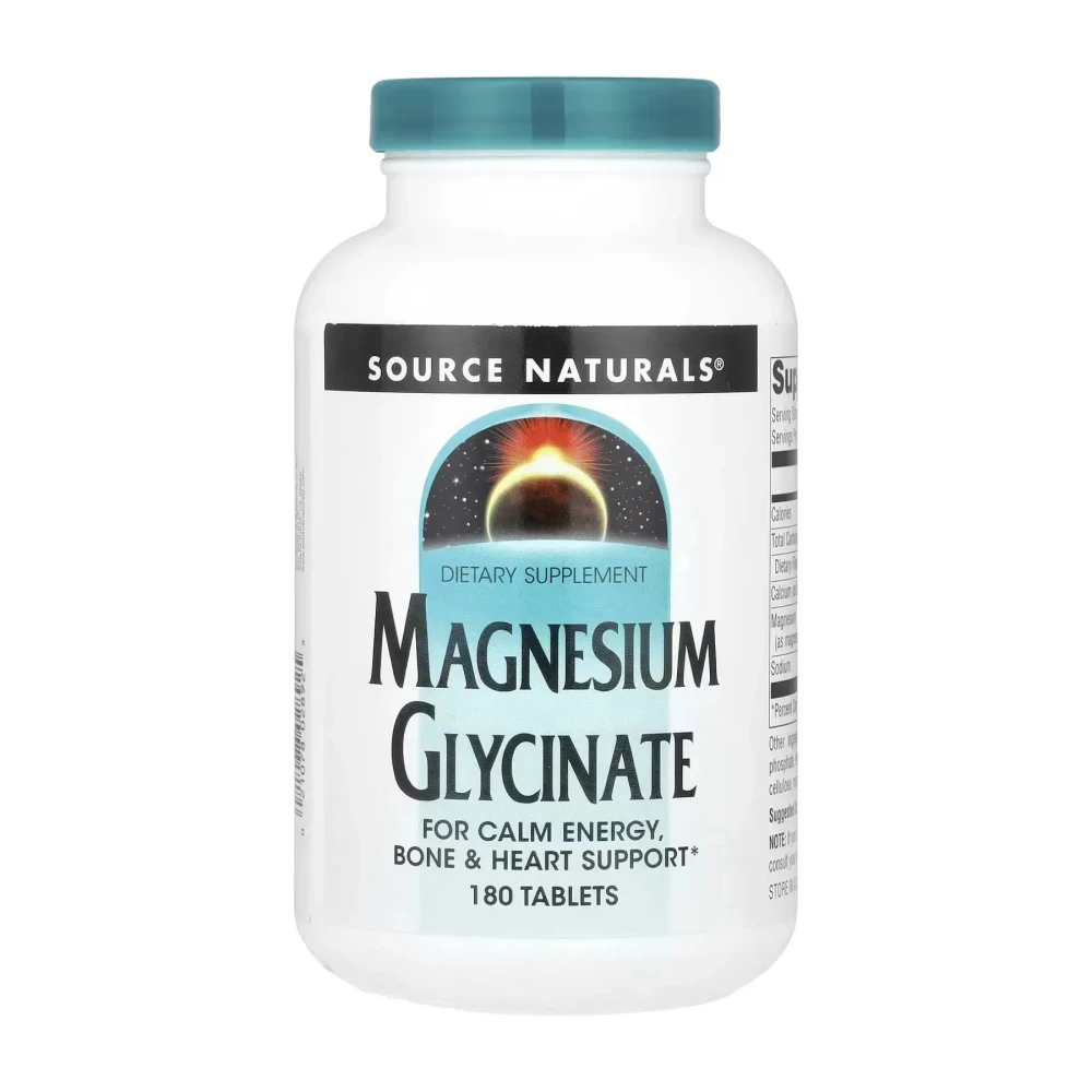 Магній гліцинат Source Naturals Magnesium Glycinate - 180 tabs
