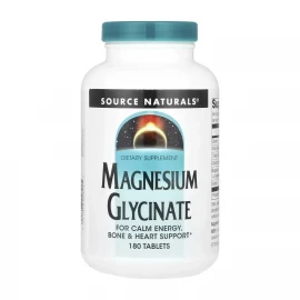 Магній гліцинат Source Naturals Magnesium Glycinate - 180 tabs