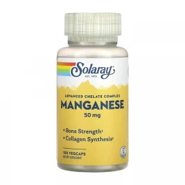 Марганець Solaray Manganese 50 mg - 100 vcaps