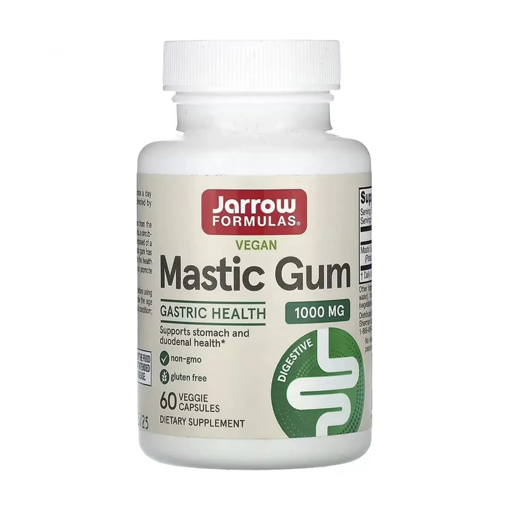 Мастикова Смола Jarrow Formulas Mastic Gum 1000 mg - 60 vcaps