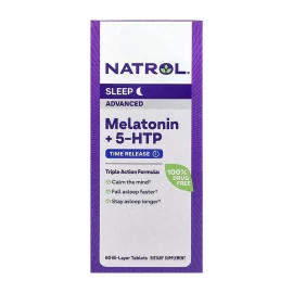 Мелатонін Natrol Advanced Sleep Melatonin - 60 tabs