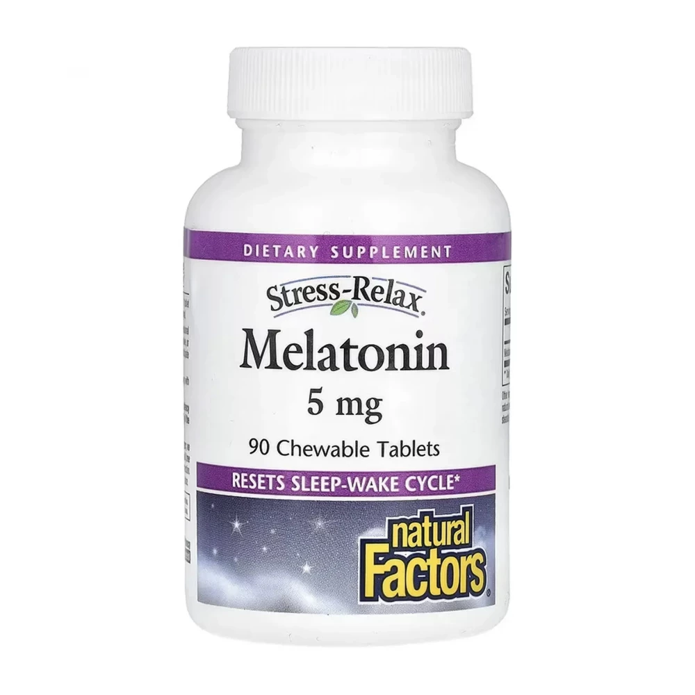 Мелатонін Natural Factors Melatonin 5 mg - 90 tabs