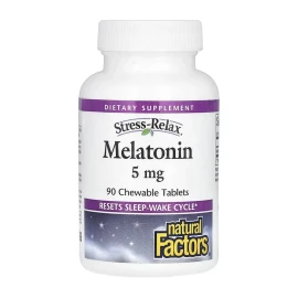 Мелатонін Natural Factors Melatonin 5 mg - 90 tabs