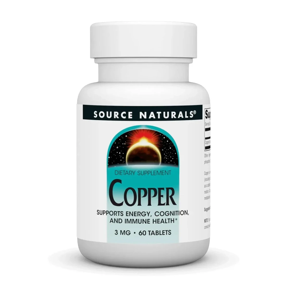 Мідь Source Naturals Copper 3 mg - 60 caps