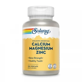 Мінеральний комплекс Solaray Calcium Magnesium Zinc - 100 vcaps