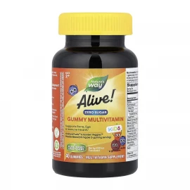 Мультивитамины Nature's Way Alive! Zero Sugar Kid's - 40 gummies