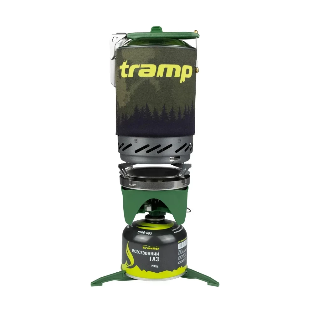 Комплект система приготовления пищи и картридж Tramp olive UTRG-115+UTRG-003 230 г