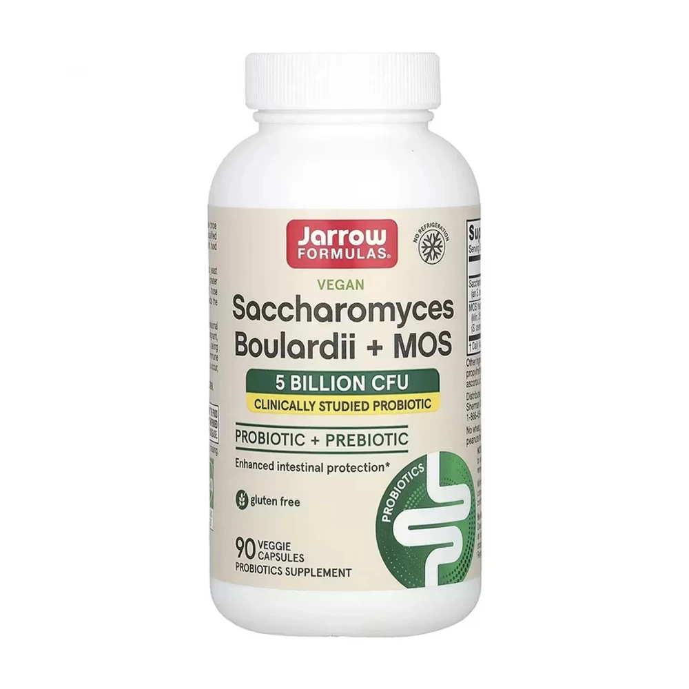 Пробіотик Jarrow Formulas Saccharomyces Boulardii + MOS - 90 caps