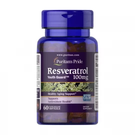 Ресвератрол Puritans Pride Resveratrol 100 mg - 60 softgels