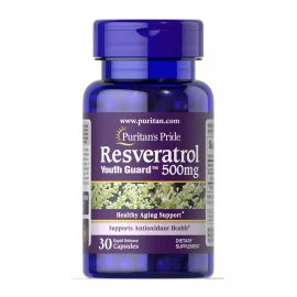 Ресвератрол Puritans Pride Resveratrol 500 mg - 30 caps