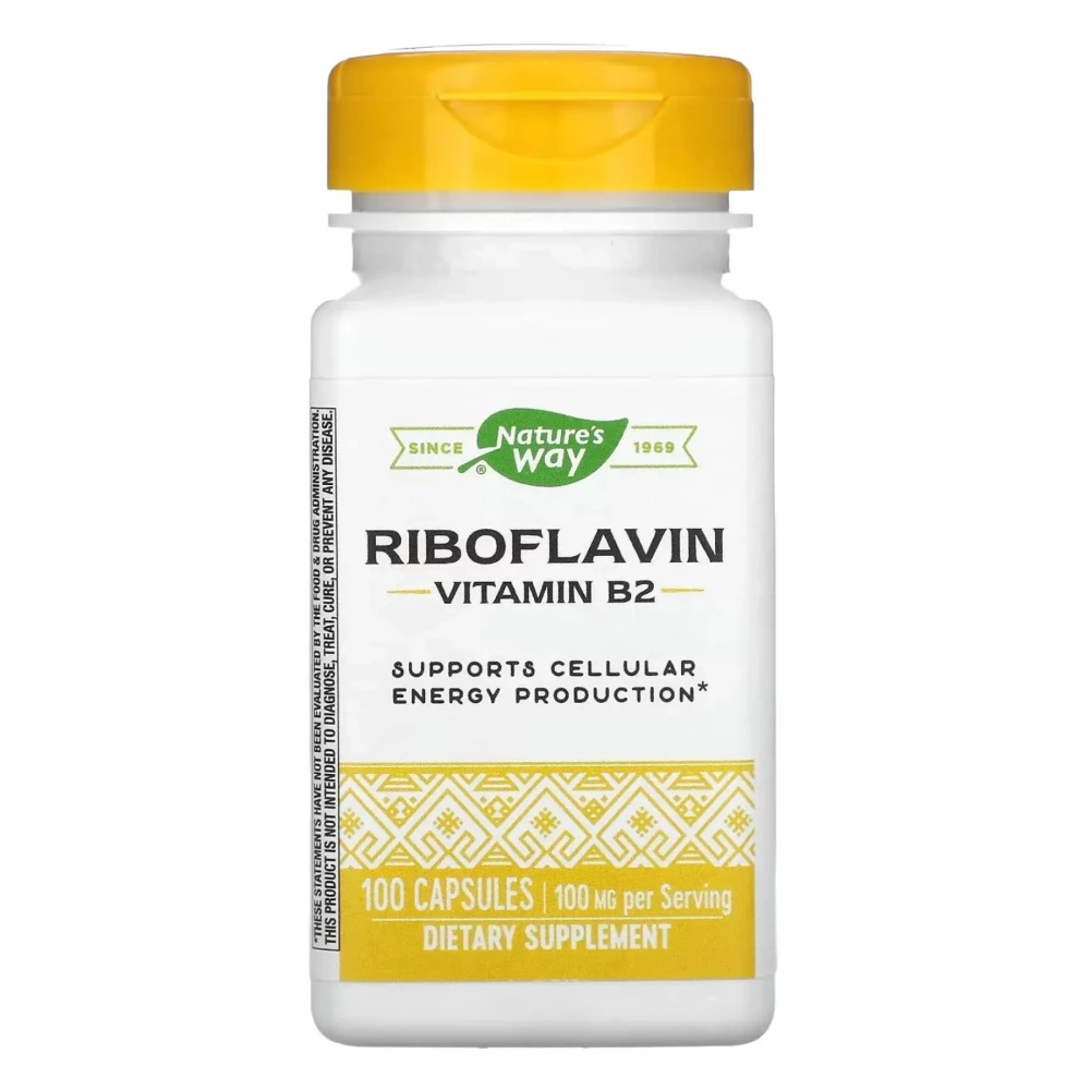 Рибофлавин Nature's Way Riboflavin Vitamin B2 - 100 caps