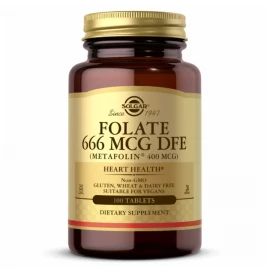 Фолат Solgar Folate 400 mcg (as Metafolin) - 100 Tabs