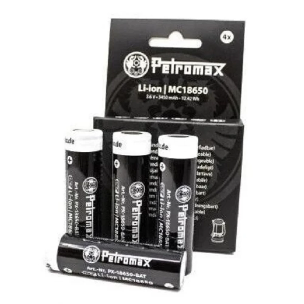 Набор аккумуляторов для лампы Petromax LM500 18650 Li-Ion 3450 mAh 4 шт