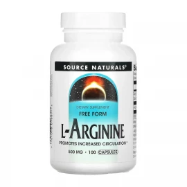 L-аргінін Source Naturals L-Arginine 500 mg - 100 tabs