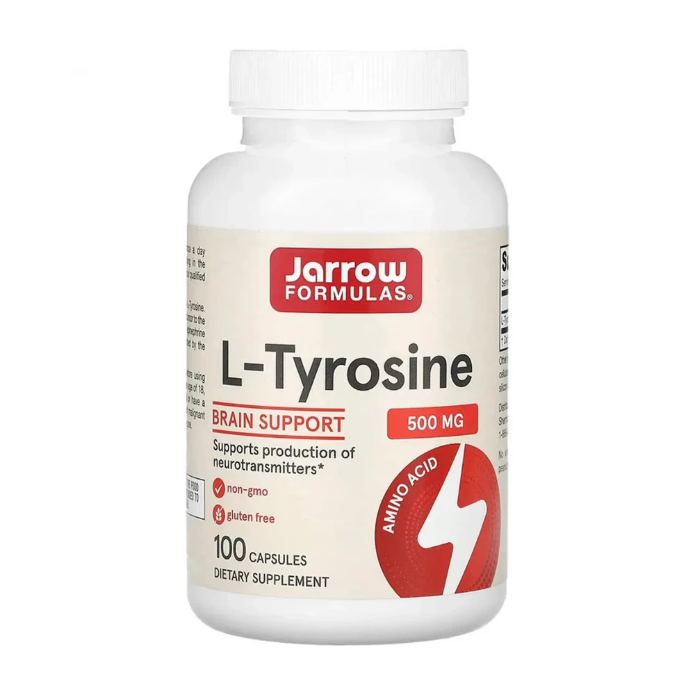 L-Тирозин Jarrow Formulas L-Tyrosine 500 mg - 100 caps