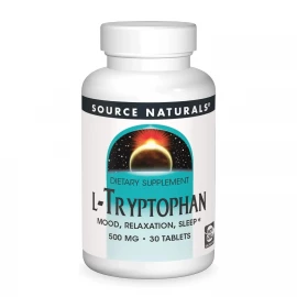 L-Триптофан Source Naturals L-Tryptophan 500 mg - 30 tabs