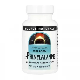 L-Фенилаланин Source Naturals L-Phenylalanine 500 mg - 100 tabs