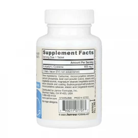N-ацетил-L-цистеїн Jarrow Formulas N-A-C Sustain® 600 mg - 60 caps