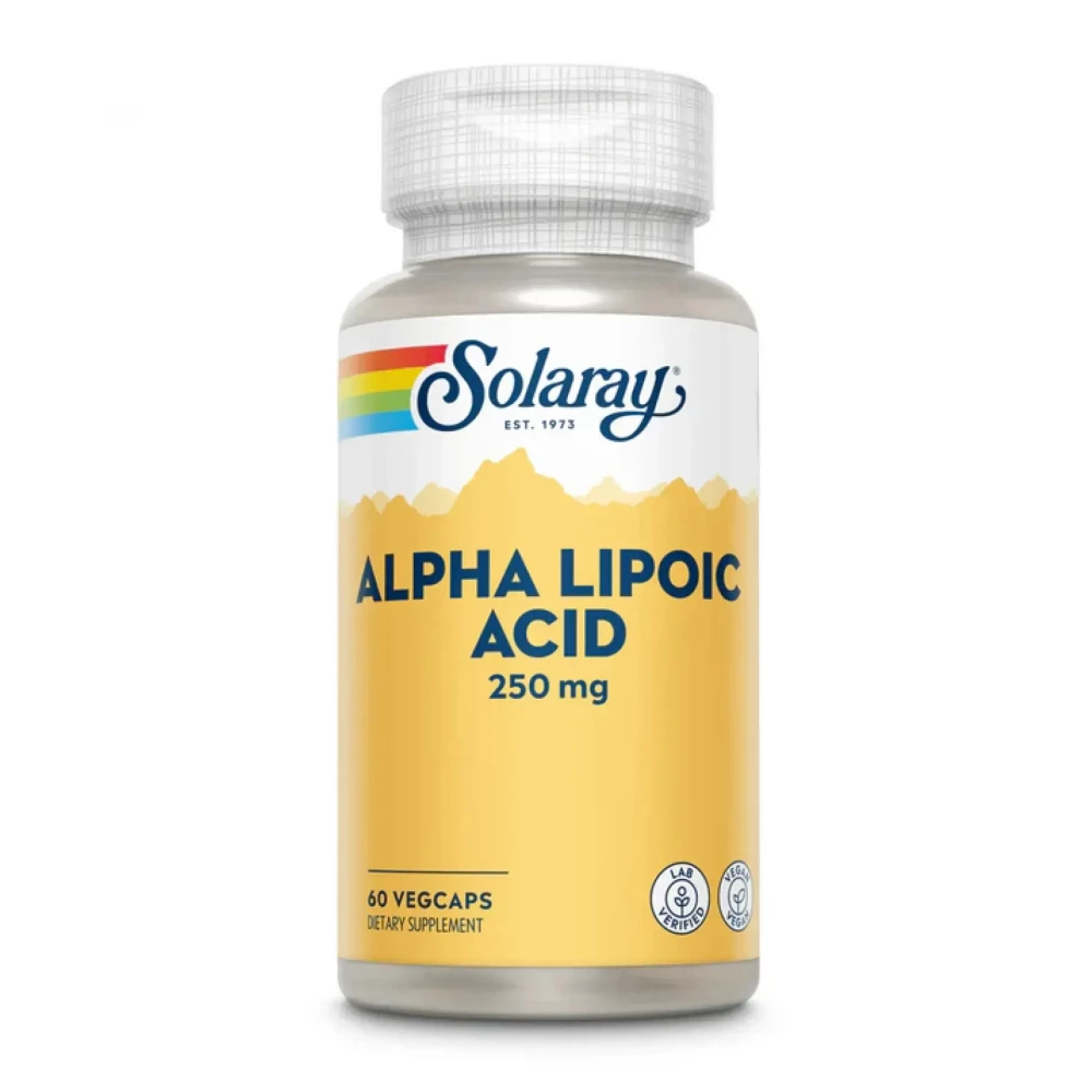Альфа-ліпоєва кислота Solaray Alpha Lipoic Acid 250 mg - 60 vcaps
