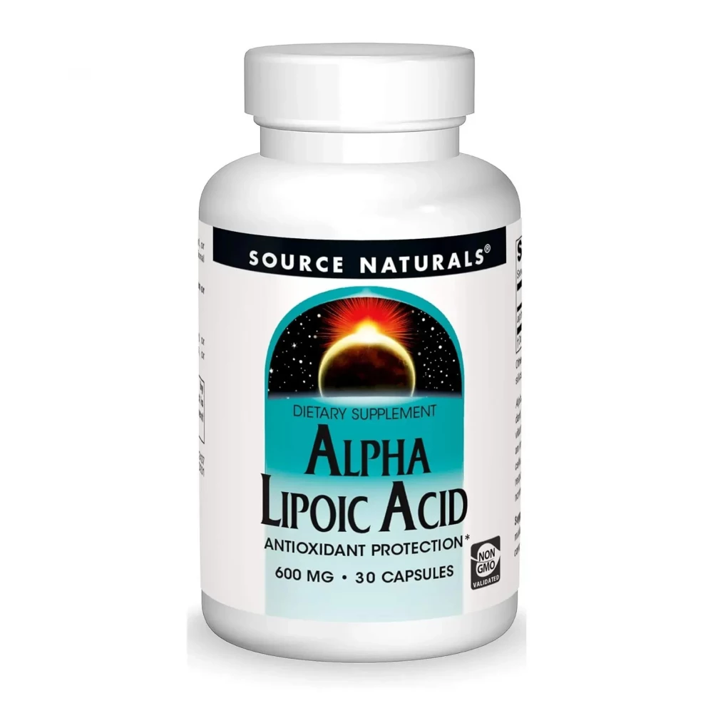 Альфа-ліпоєва кислота Source Naturals Alpha Lipoic Acid 600 mg - 30 caps