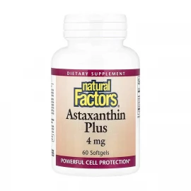 Астаксантин Natural Factors Astaxanthin Plus 4 mg - 60 softgels