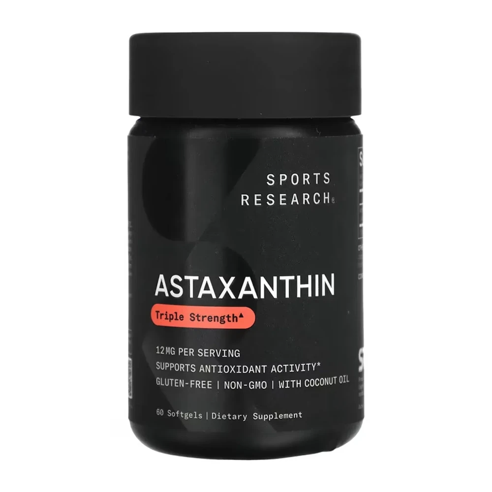 Астаксантин Sport Research Astaxanthin 12 mg - 60 softgels