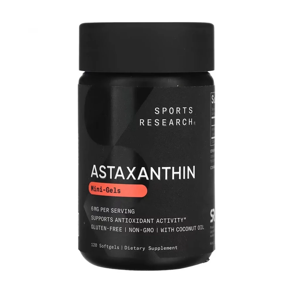 Астаксантин Sport Research Astaxanthin 6 mg - 120 softgels