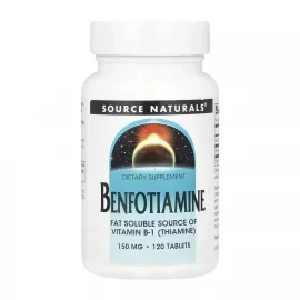 Бенфотіамін Source Naturals Benfotiamine 150 mg - 120 tabs
