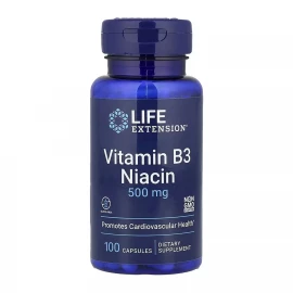 Вітаміни Life Extension Vitamin B3 Niacin 500 mg - 100 caps