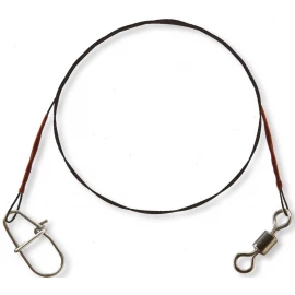 Поводок Cormoran титановый Titanium Leader 20 cm 18 kg 2 pcs