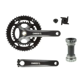 Шатуни Onride Duet Pro 1110, Hollowtech, 170 мм, 32-48Т, BCD 110/80, 11/10 шв., з кареткою