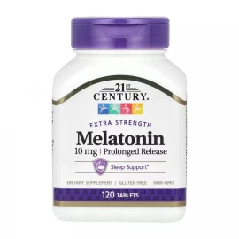 Мелатонін 21st Century Melatonin 10 mg Prolonged Release - 120 tabs