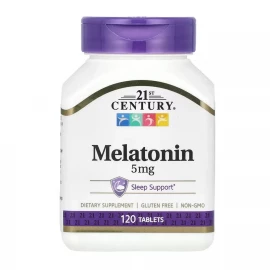 Мелатонін 21st Century Melatonin 5 mg - 120 tabs