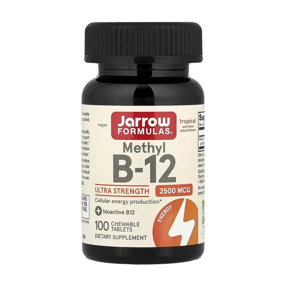 Метил B-12 Jarrow Formulas Methyl B12 Methylcobalamin 2500 mcg - 100 caps