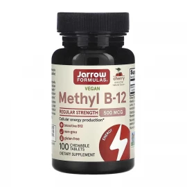 Метил B-12 Jarrow Formulas Methyl B-12 Methylcobalamin 500 mcg - 100 tabs