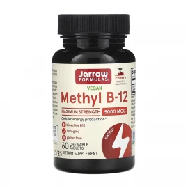 Метил B-12 Jarrow Formulas Methyl B12 Methylcobalamin 5000 mcg - 60 chewable tabs
