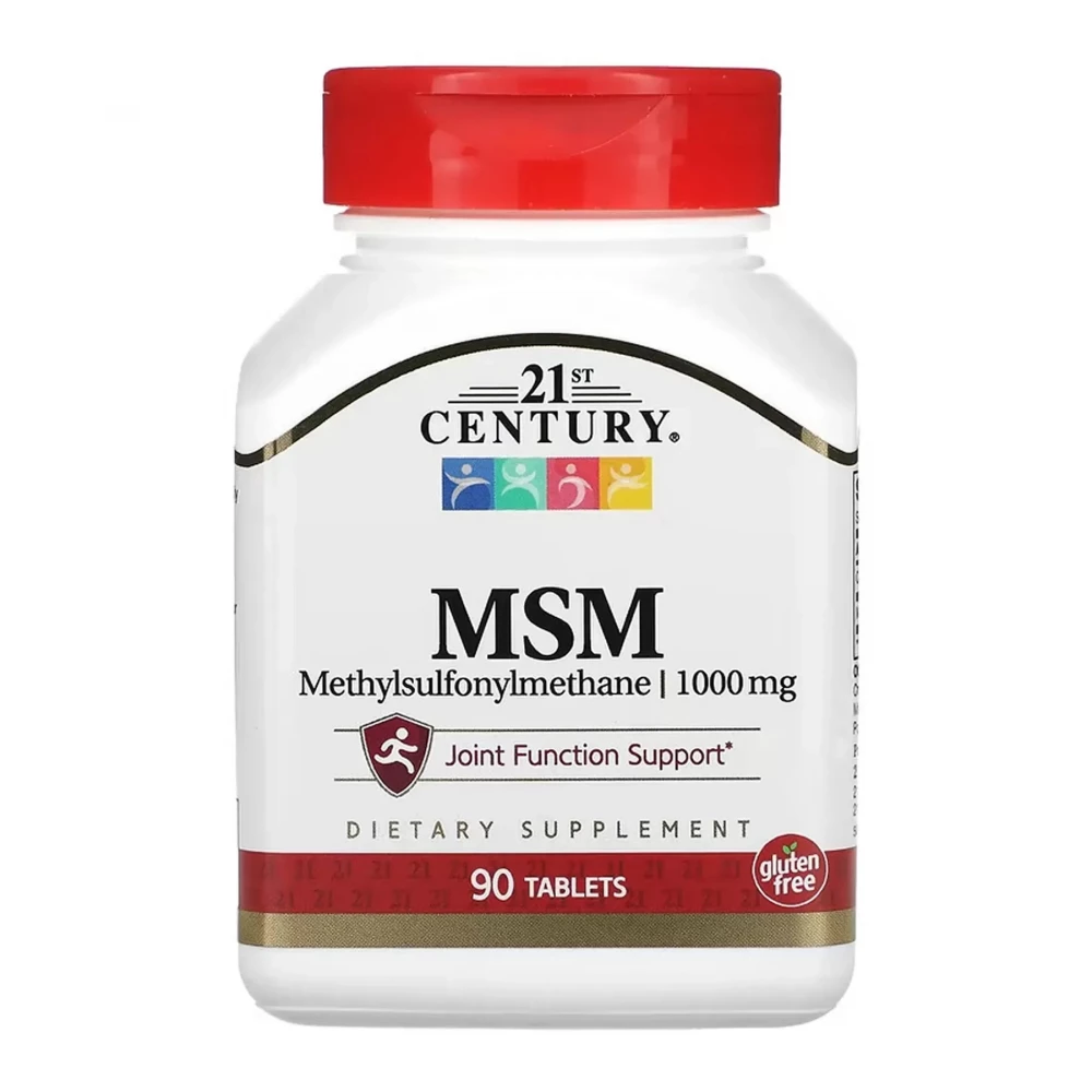 Метилсульфонілметан 21st Century MSM 1000 mg - 90 tabs