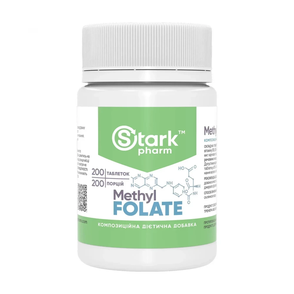 Метилфолат Stark Pharm Methyl Folate 1667 DFE 1000 mcg - 200 tabs