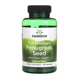 Семена пажитника Swanson Fenugreek Seed 610 mg - 90 cap