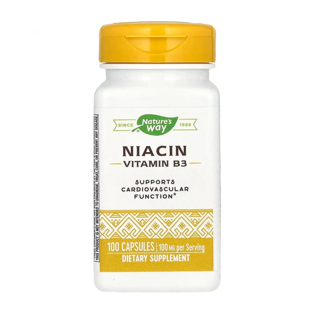 Ніацин Nature's Way Niacin 100 mg - 100 caps