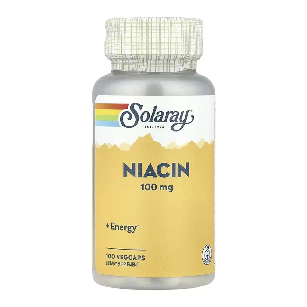 Ніацин Solaray Niacin 100 mg - 100 vcaps