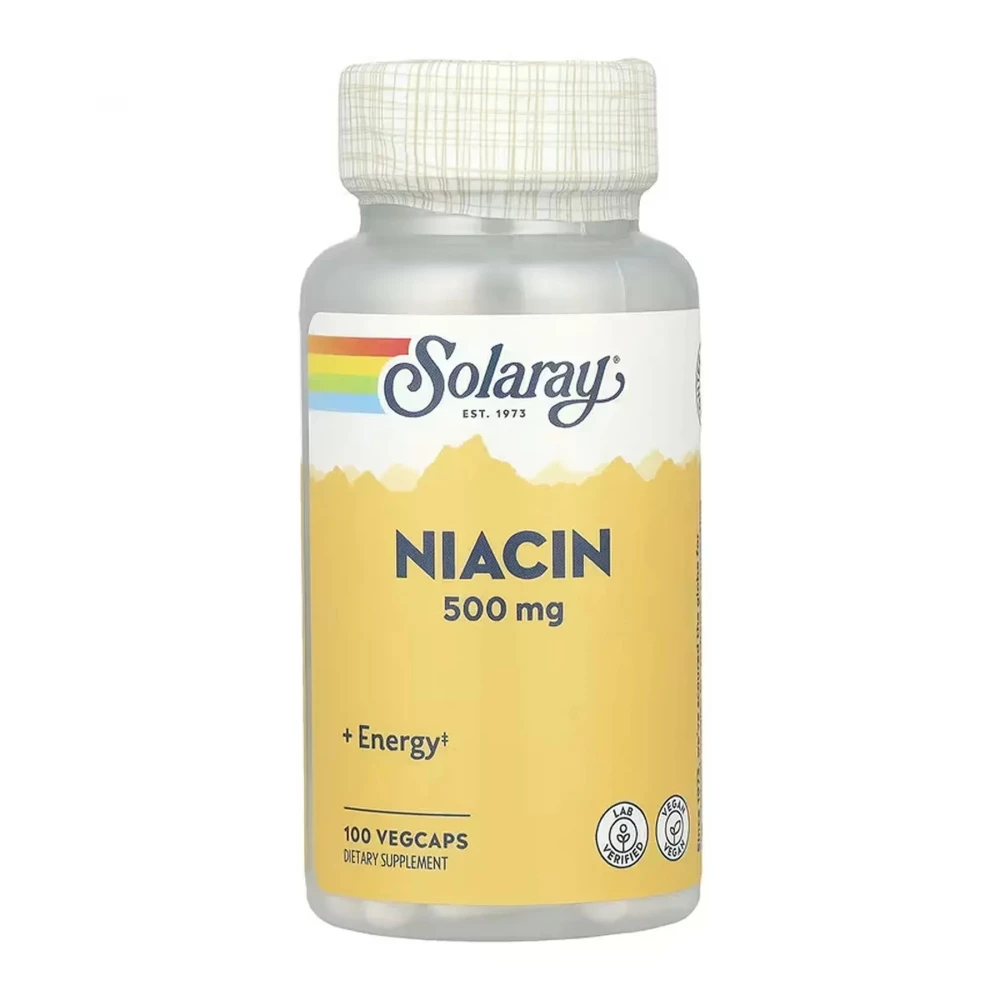 Ніацин Solaray Niacin 500 mg - 100 vcaps